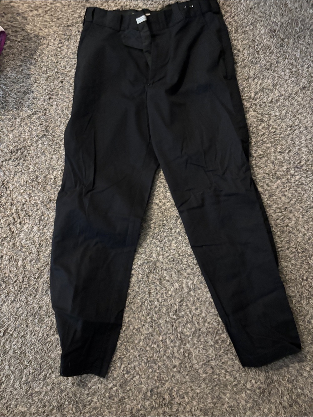 Men's Black Dress Pants - Classic Straight Fit
